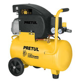 Compresor 20lts de aire lubriado de 1.7hp horizontal pretul